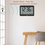 Large Display Battery Operated Digital Atomic Clock