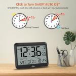 Large Display Battery Operated Digital Atomic Clock