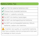 Battery Operated Digital Alarm Clock with Big Numbers