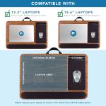 Lapgear Espresso Woodgrain Home Office Lap Desk