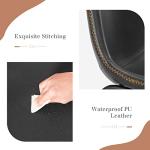 Modern Faux Leather Counter Height Bar Stool Set