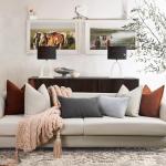 Beige Chenille Pillow Covers 18x18 - Set of 2