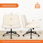 Orange Criss Cross Rolling Office Chair