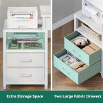 AODK 53" White Computer Desk with USB Outlets