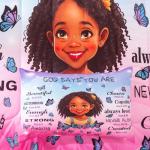 Black Girl Magic Comforter Set for Teens