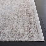 Ivory & Taupe Distressed Area Rug - 8' x 10