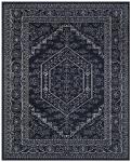 Adirondack 8' x 10' Navy & Ivory Area Rug