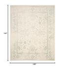 Ivory & Sage Distressed Area Rug - 9' x 12