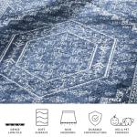 Adirondack 8' x 10' Navy & Ivory Area Rug