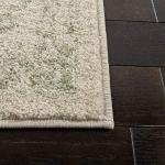 Ivory & Sage Distressed Area Rug - 9' x 12