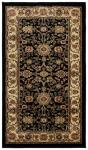Lyndhurst Collection Black & Ivory Accent Rug 2'3" x 4