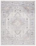 Beige & Grey Distressed Area Rug - 8' x 10