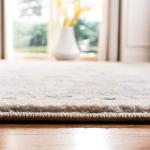 Beige & Grey Distressed Area Rug - 8' x 10