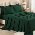 Dark Emerald Green King Comforter Set - 7 Pieces