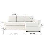 Snug Fit Slipcover for IKEA Friheten Sofa Bed