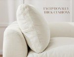 Oversized Cloud Sectional Couch with Ottoman