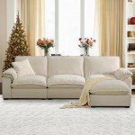 HALLYBEE Modular Cloud Couch with Reversible Chaise