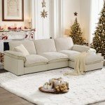 HALLYBEE Modular Cloud Couch with Reversible Chaise