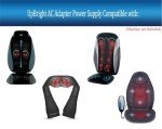 12V 2.5A AC/DC Adapter for Massage Chairs