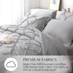 Grey Queen Comforter Set 7-Piece Bedding Bundle