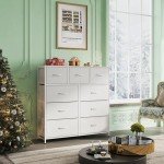 9-Drawer Fabric Storage Tower for Bedroom