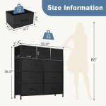 DUMOS 9-Drawer Fabric Dresser for Bedroom Storage