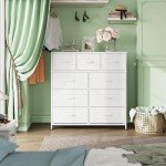 9-Drawer Fabric Storage Tower for Bedroom