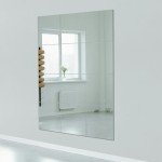 Frameless Wall-Mounted Gym Mirror Tiles - 12 Pack