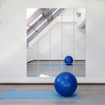 4-Piece Wall-Mounted Full Length Mirror Set