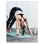 Frameless Wall-Mounted Gym Mirror Tiles - 12 Pack