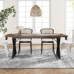 Farmhouse Dining Table for 6 – Rustic Style