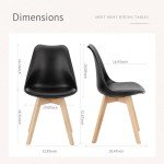 Set of 4 Mid Century Modern Dining Chairs