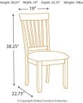 Rustic Berringer Dining Chairs with Cushions, 2-Pack