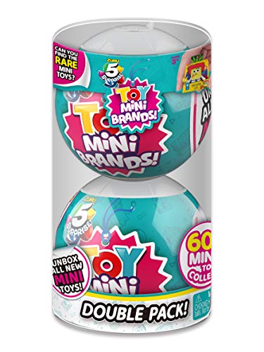 5 Surprise Toys Mystery Capsule Real Miniature Brands Collectible Toy (2 Count) by ZURU (7793)