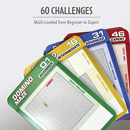 ThinkFun Domino Maze STEM Toy and Logic Game for Boys and Girls Age 8 and Up - Combines the Fun of Dominos With the Challenge of a Puzzle