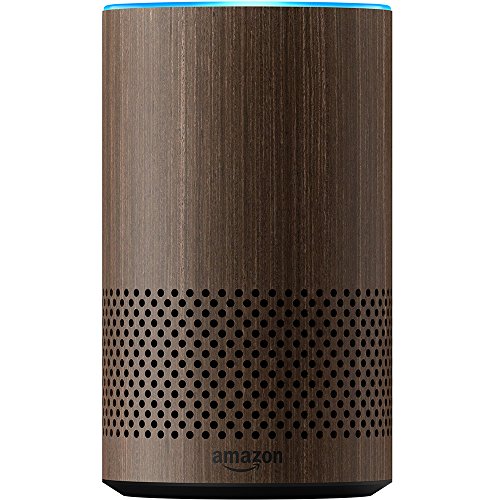 Echo (2nd Generation) - Walnut Finish with 2 Smart Bulb Kit by Sengled