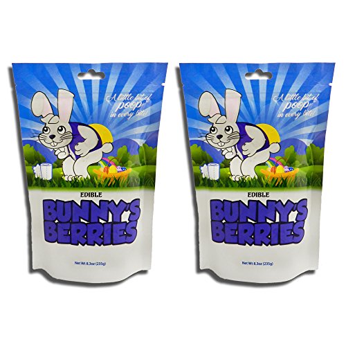 Bunny's Berries Poop Candy (Easter Jelly Beans) - Funny Easter Candy - Unique Gag Gift (2 Pack)