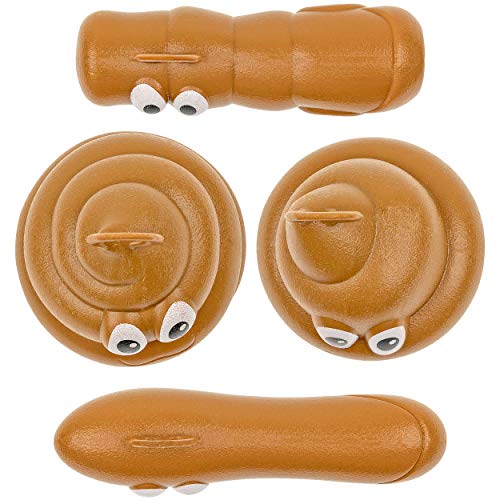 Fairly Odd Novelties FON-10312 Poop Ornaments! Tree Turd Danglers Set of 4 Funny Poop Christmas White Elephant Gag Gifts Christmas Poo Ornaments