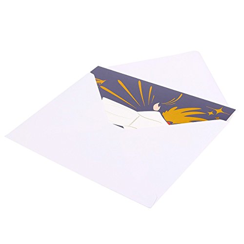 36-Pack Merry Christmas Greeting Cards Bulk Box Set - Winter Holiday Xmas Greeting Cards with Angel Design and Gold Foil Accents, Envelopes Included, 4 x 6 Inches