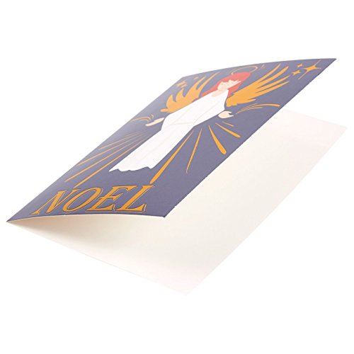 36-Pack Merry Christmas Greeting Cards Bulk Box Set - Winter Holiday Xmas Greeting Cards with Angel Design and Gold Foil Accents, Envelopes Included, 4 x 6 Inches