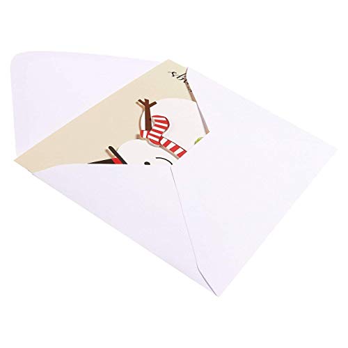 Handmade Merry Christmas Greeting Cards Assortment with Envelopes, 6 Designs (5 x 7 In, 12 Pack)