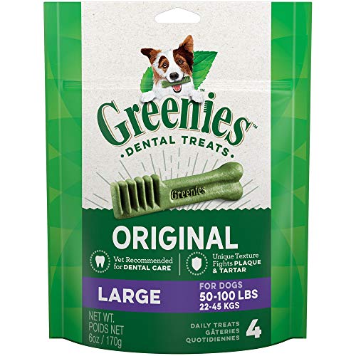 Greenies Original Large Dog Natural Dental Treats (50-100 lb. Dogs)
