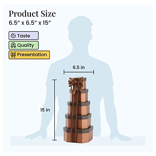 Broadway Basketeers Gourmet Chocolate Food Gift Basket Snack Gifts for, Fathers Day, Families, College, Delivery for Holidays, Appreciation, Thank You, Get Well Soon, Care Package