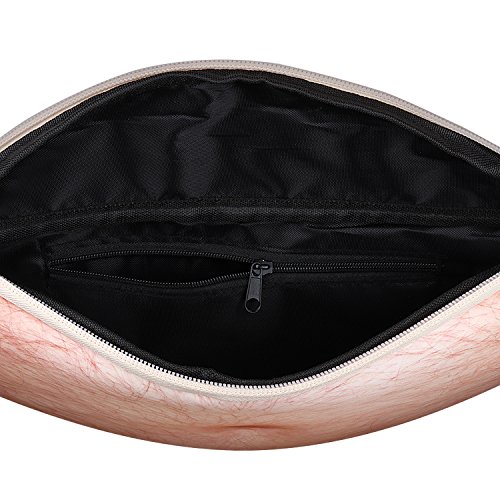 A AIFAMY 3D Dad Beer Belly Fanny Pack Waist Pocket Funny Gag Gifts for Christmas, White Elephant Gift Exchange