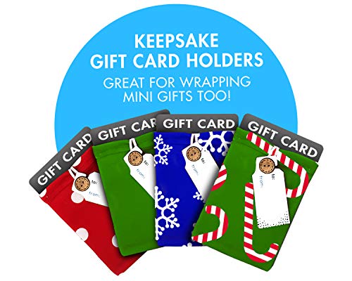 WRAPEEZ Gift Wrap – Quick & Easy Present Wrapping With Built-in Bows – Stretchable Reusable/Eco-Friendly Fabric Fits All Shapes & Sizes – Perfect for On-The-Go – No Scissors/Tape Needed (Set of 11)