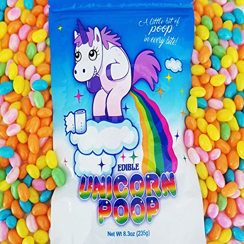 Unicorn Poop Candy (Pastel Jelly Beans) - Funny Birthday Gift - Unique Candy Present (1 Pack)