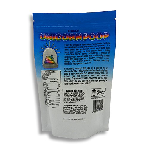 Unicorn Poop Candy (Pastel Jelly Beans) - Unique Easter Candy - Funny Unique Gag Gift (2 Pack)