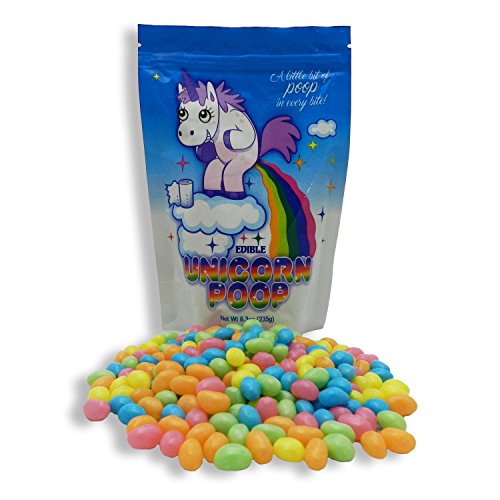 Unicorn Poop Candy (Pastel Jelly Beans) - Funny Birthday Gift - Unique Candy Present (1 Pack)