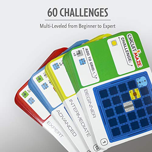 ThinkFun Circuit Maze Electric Current Brain Game and STEM Toy for Boys and Girls Age 8 and Up - Toy of the Year Finalist, Teaches Players about Circuitry through Fun Gameplay