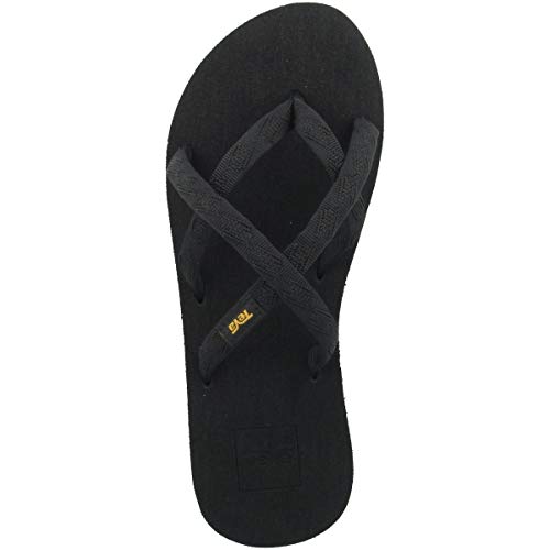 Teva womens Olowahu Sandal, Mix Black on Black, 5 M US